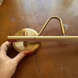 Gold Wall-Mounted Light Fixture